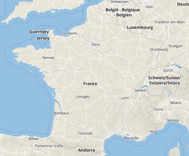 OSM & Terrain Bright